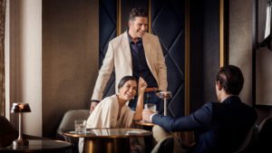 Guests enjoying drinks at Address Montgomerie