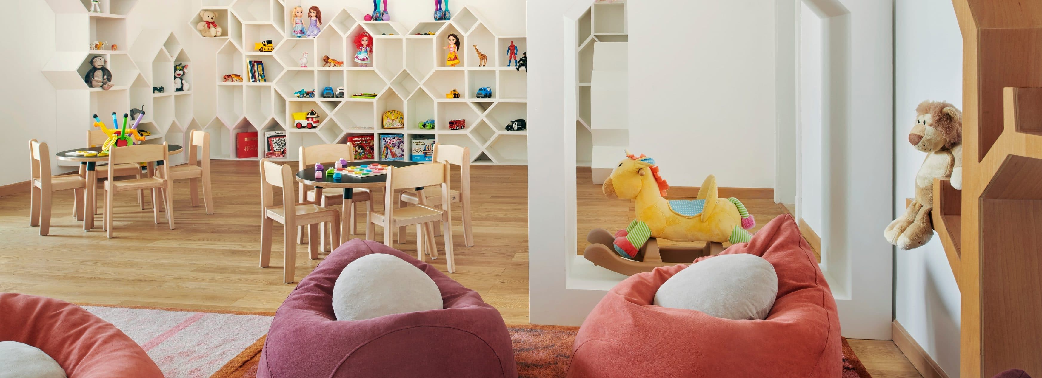 Qix Kids Club play area at Address Marassi Golf Resort