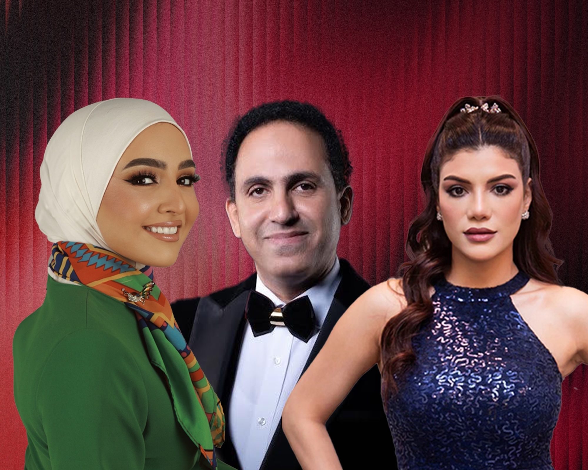 Hala Roshdy, Yasser Soliman, and Sabrine El Negily